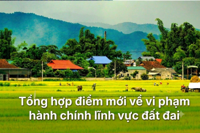 10 điểm mới về xử phạt vi phạm hành chính lĩnh vực đất đai theo Nghị định 281/2026/NĐ-CP